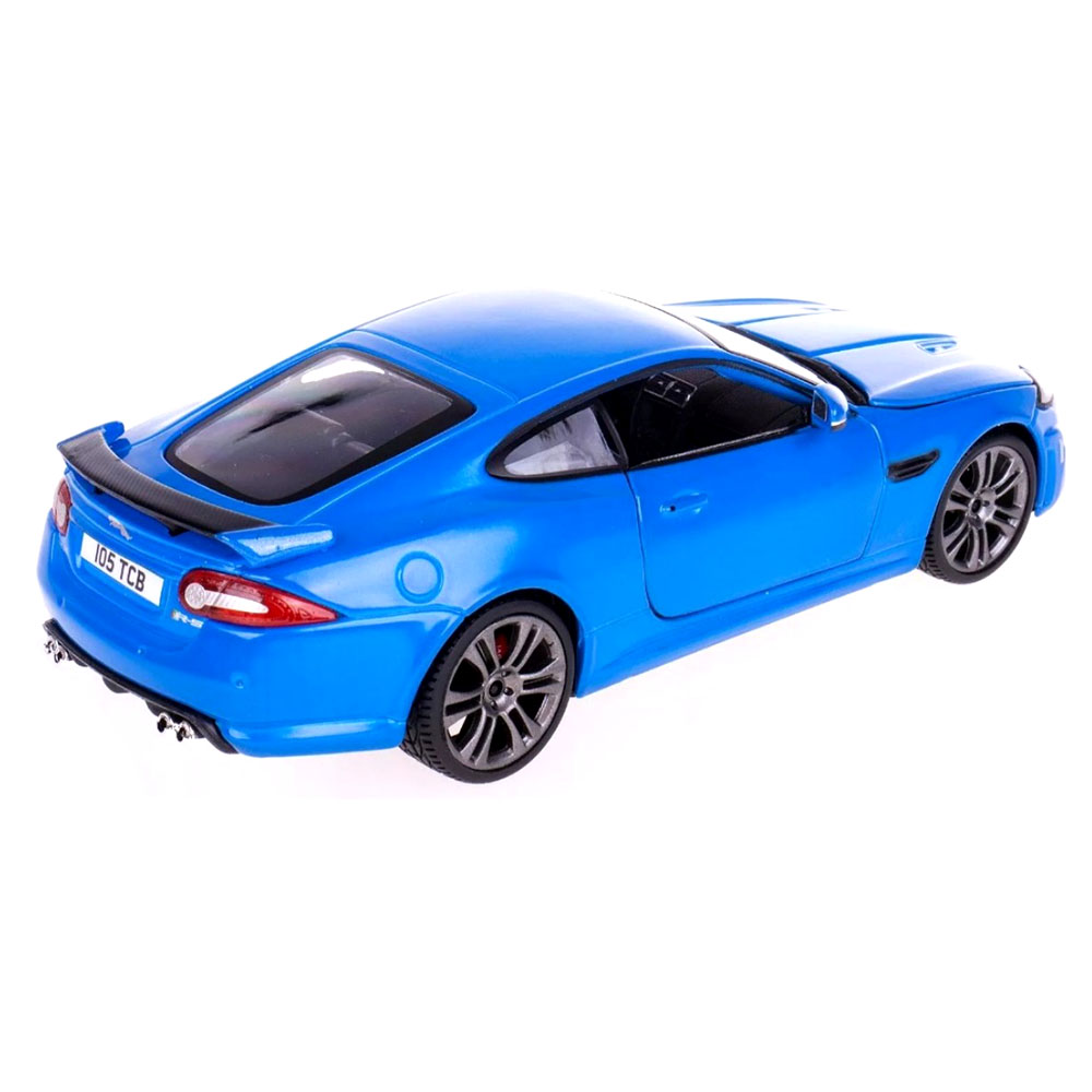 Miniatura Jaguar XKR-S Azul Bburago 1/24 - Imagem 3