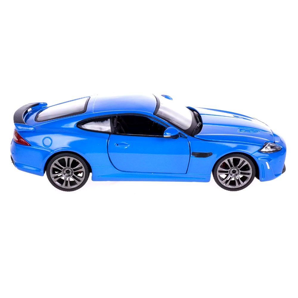 Miniatura Jaguar XKR-S Azul Bburago 1/24 - Imagem 2