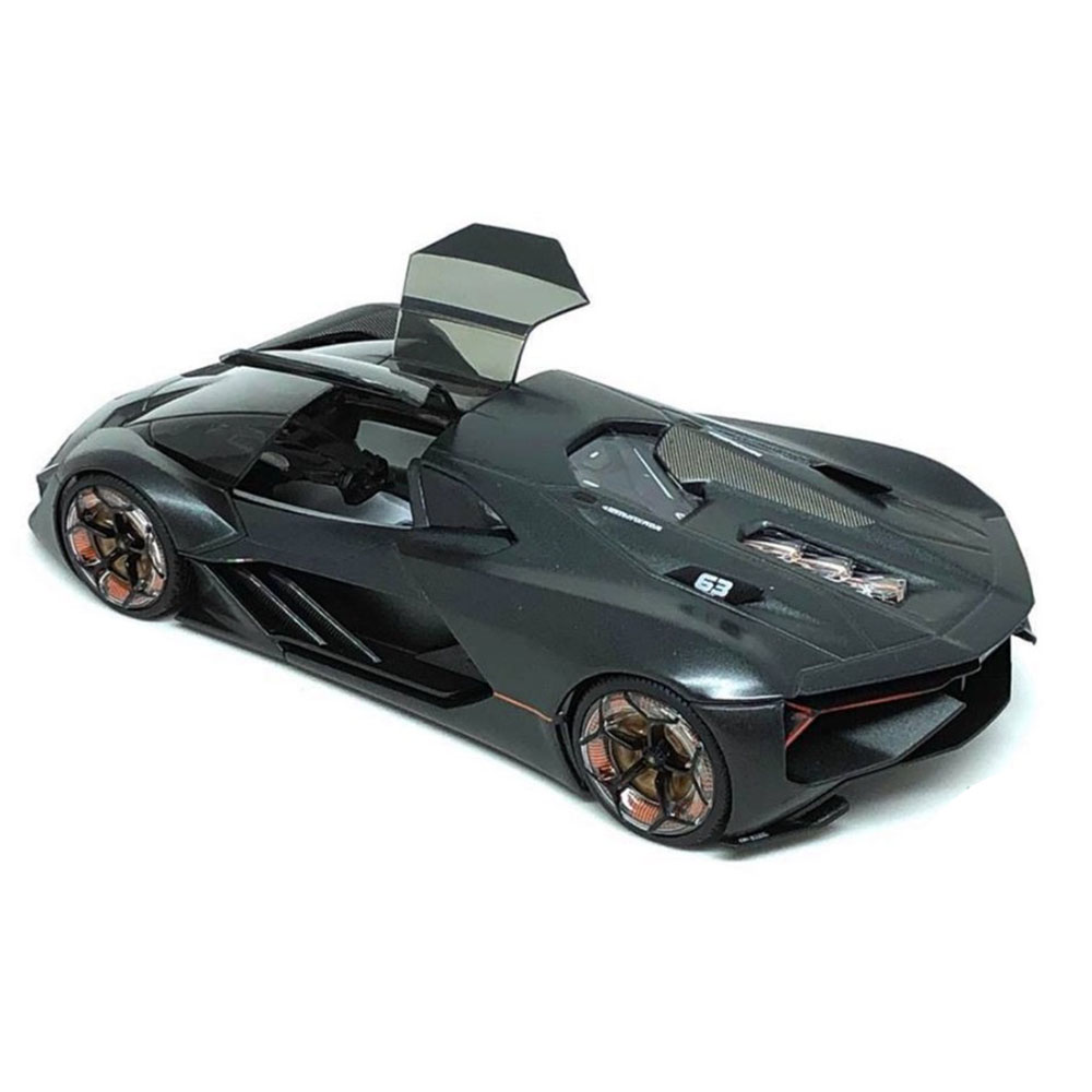 Miniatura Lamborghini Terzo Millennio Grafite Bburago 1/24 - Imagem 5
