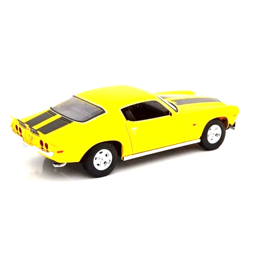 Miniatura Chevy Camaro 1971 Amarelo Maisto 1/18 - Imagem 3