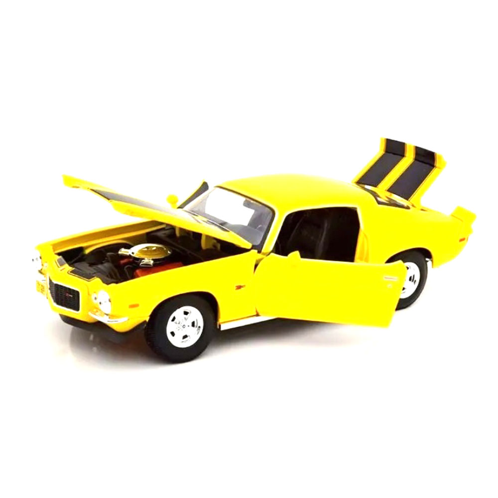 Miniatura Chevy Camaro 1971 Amarelo Maisto 1/18 - Imagem 2