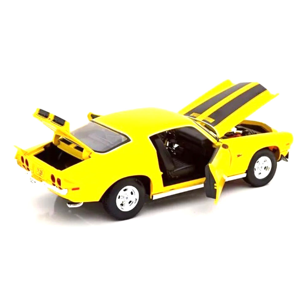 Miniatura Chevy Camaro 1971 Amarelo Maisto 1/18 - Imagem 4