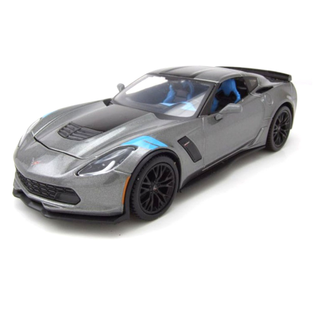 Miniatura Corvette Grand Sport 2017 Cinza Maisto 1/24
