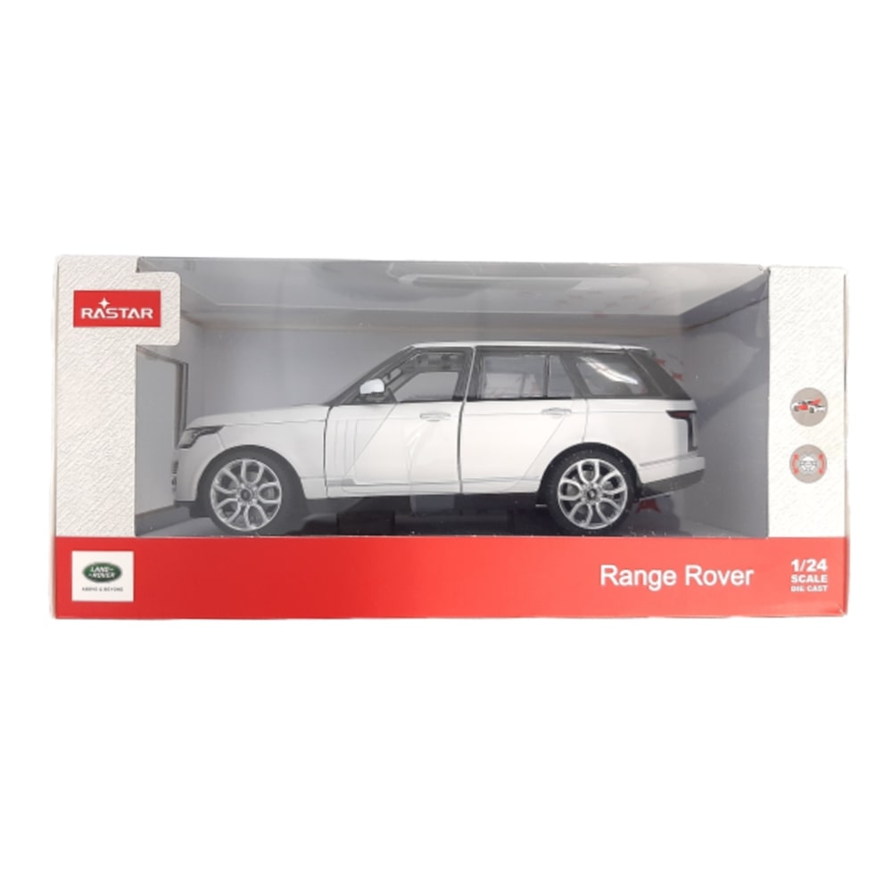 Miniatura Land Rover Range Rover Branco Rastar 1/24 - Imagem 4