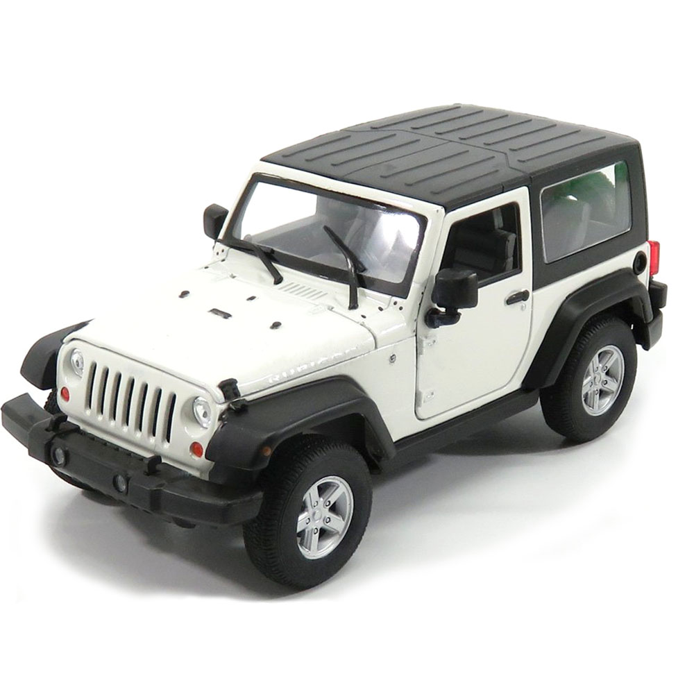 Miniatura Jeep Wrangler Rubicon 2007 Welly 1/24 C/Defeito
