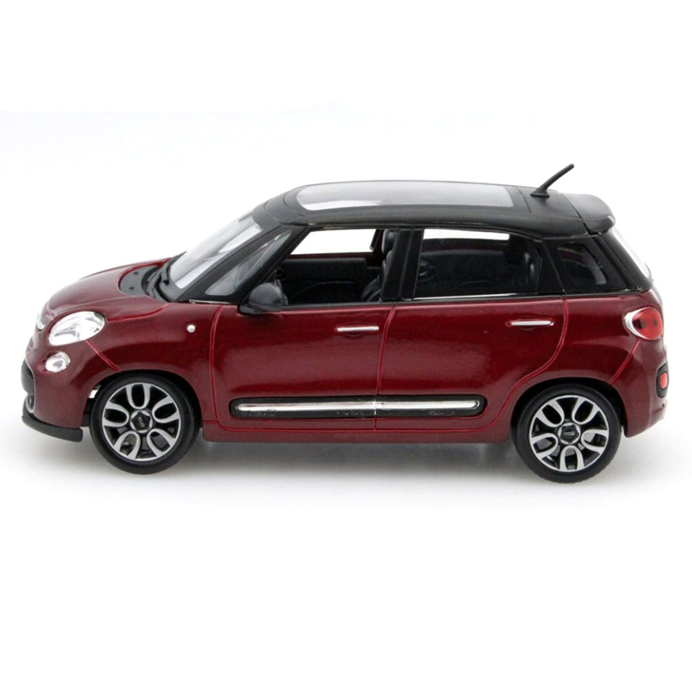 Miniatura Fiat 500 L Vinho Bburago 1/24 - Imagem 2