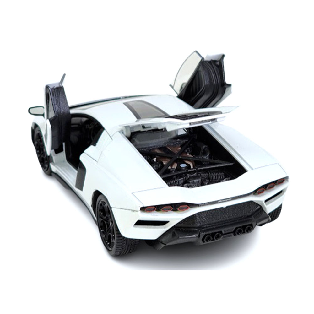Miniatura Lamborghini Countach LPI 800-4 Branco Welly 1/24 - Imagem 6