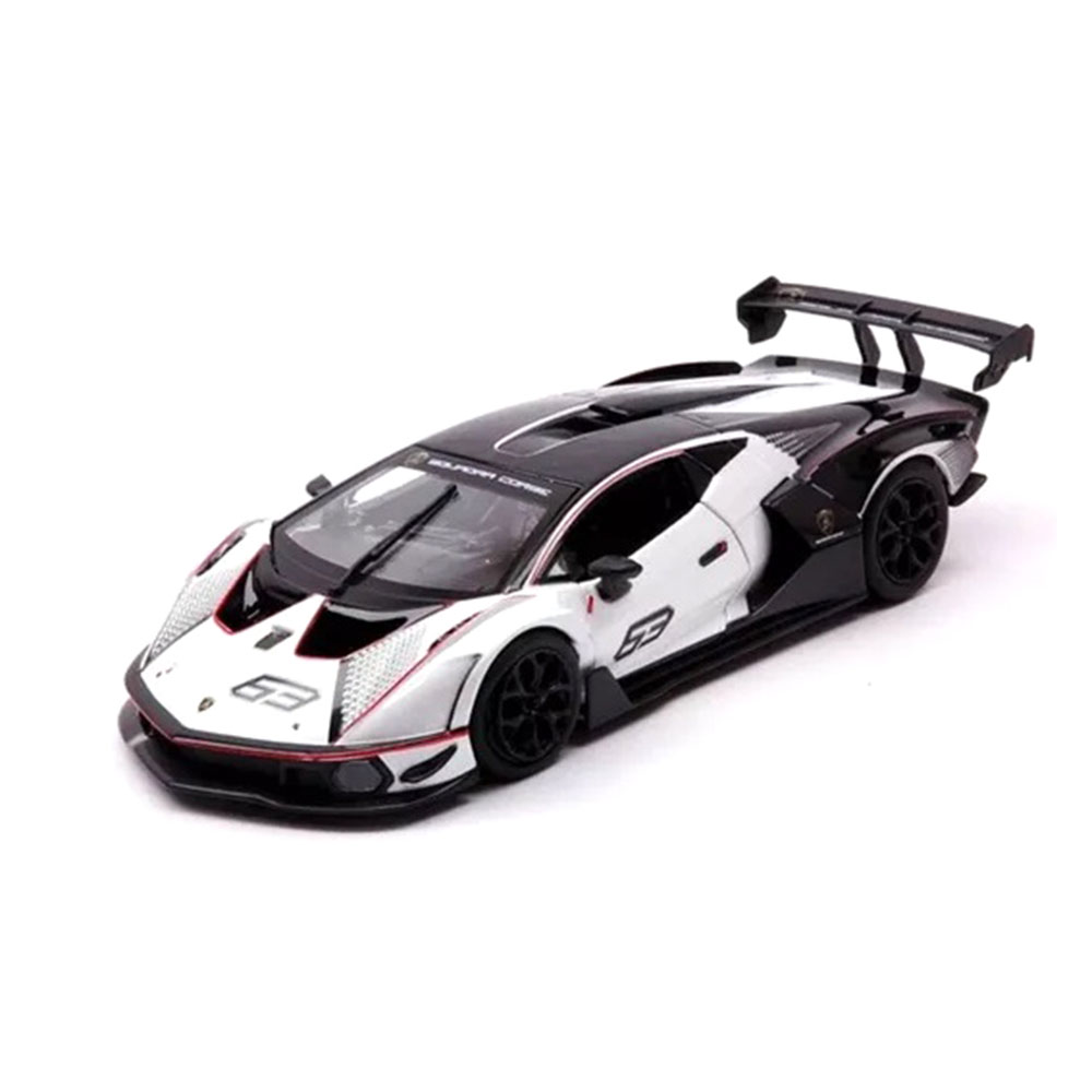 Miniatura Lamborghini Essenza SCV12 Branco Bburago 1/24