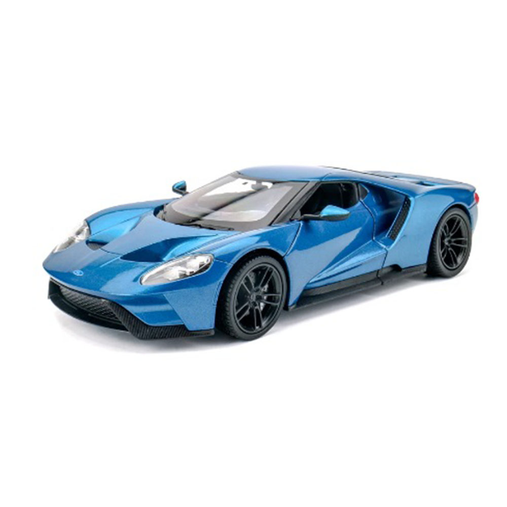 Miniatura Ford GT 2017 Azul Welly 1/24