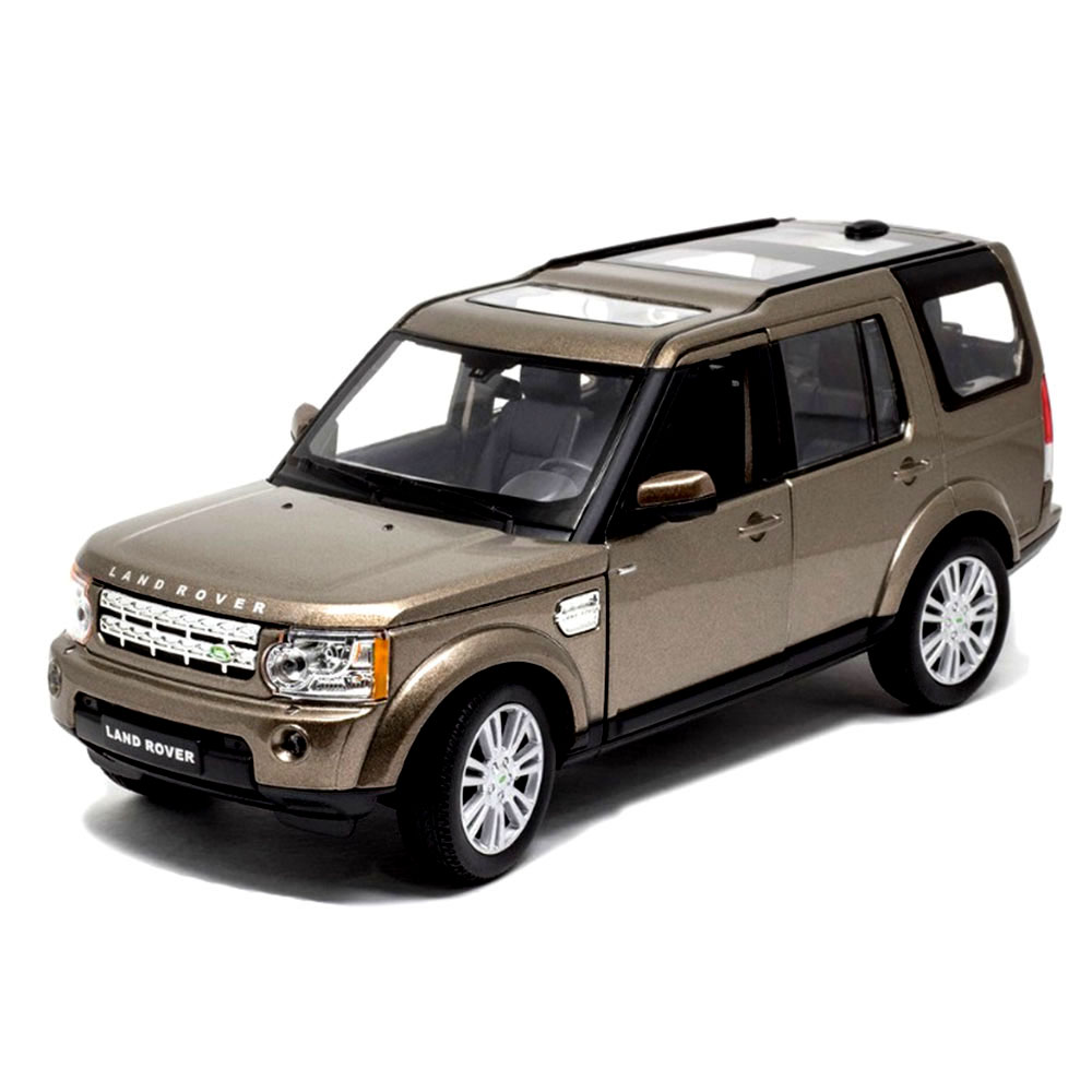 Miniatura Land Rover Discovery 4 Marrom Metálico Welly 1/24