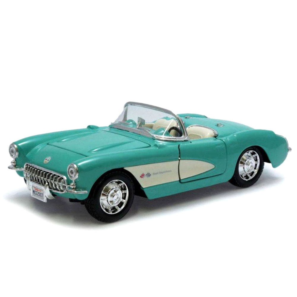 Miniatura Chevrolet Corvette 1957 Verde Maisto 1/24