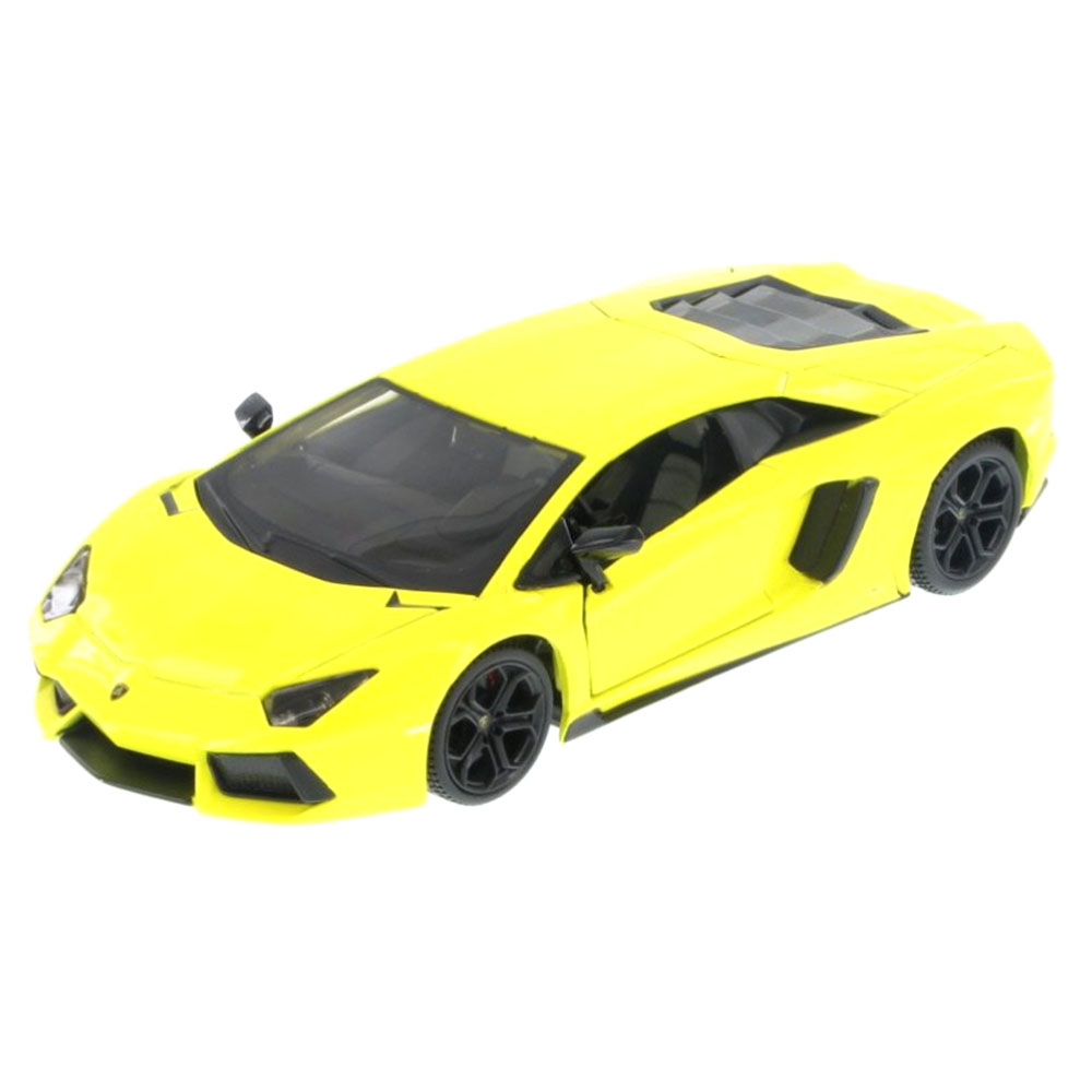 Miniatura Lamborghini Aventador Lp 700-4 Amarelo Maisto 1/24