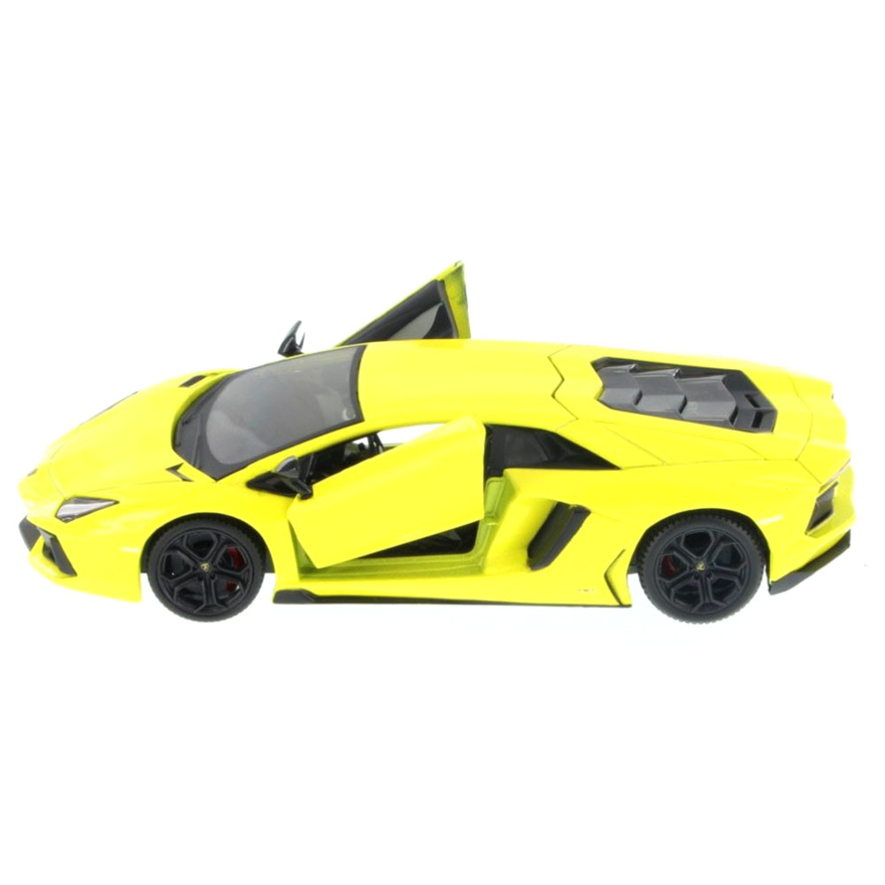 Miniatura Lamborghini Aventador Lp 700-4 Amarelo Maisto 1/24 - Imagem 3
