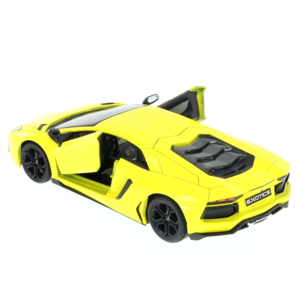 Miniatura Lamborghini Aventador Lp 700-4 Amarelo Maisto 1/24 - Imagem 2