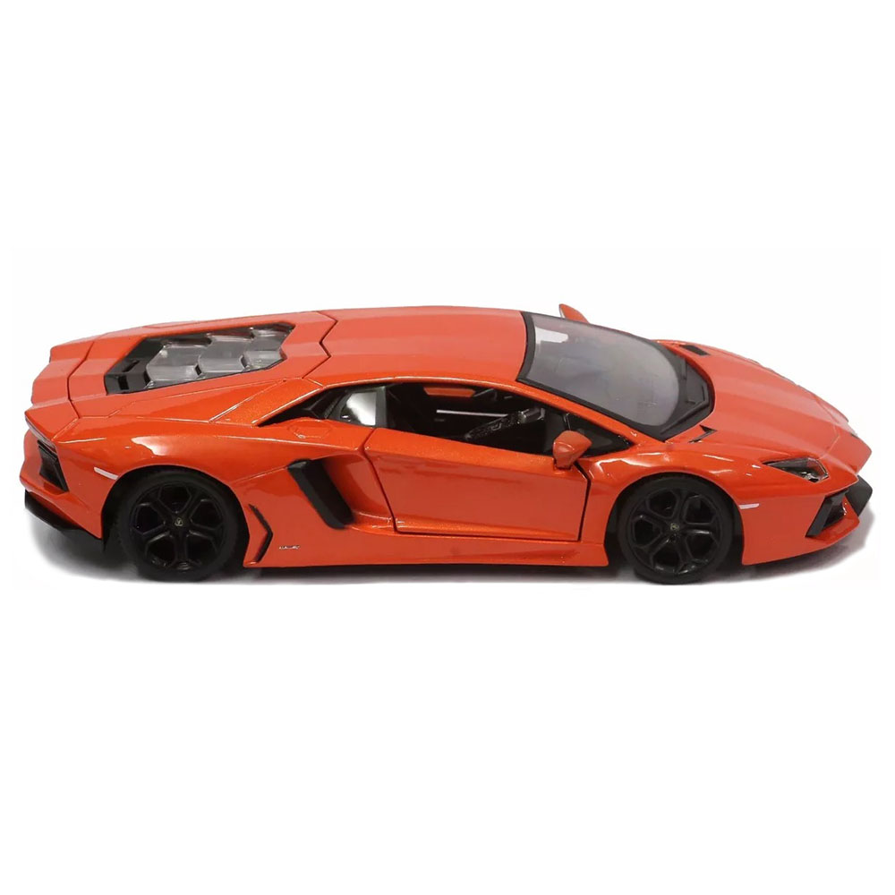 Miniatura Lamborghini Aventador LP 700-4 Laranja Maisto 1/24 - Imagem 2