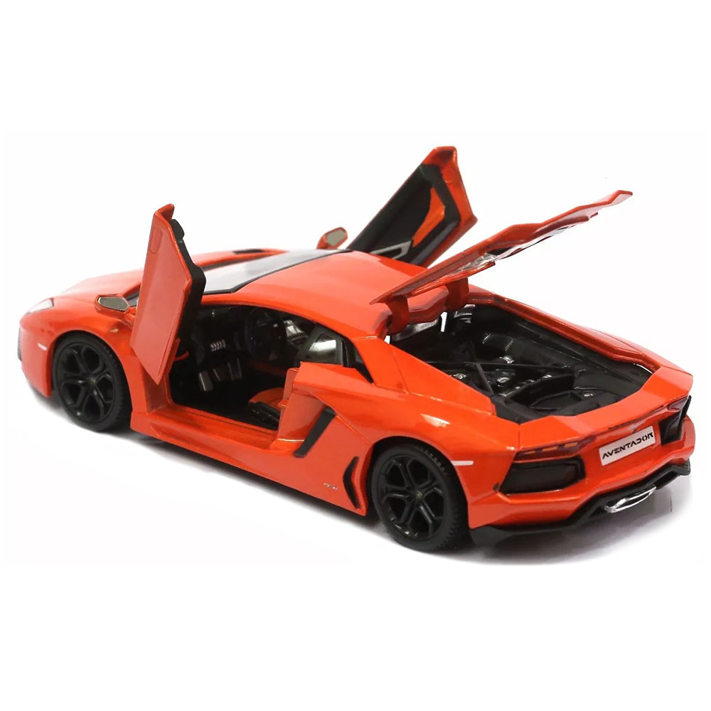 Miniatura Lamborghini Aventador LP 700-4 Laranja Maisto 1/24 - Imagem 3