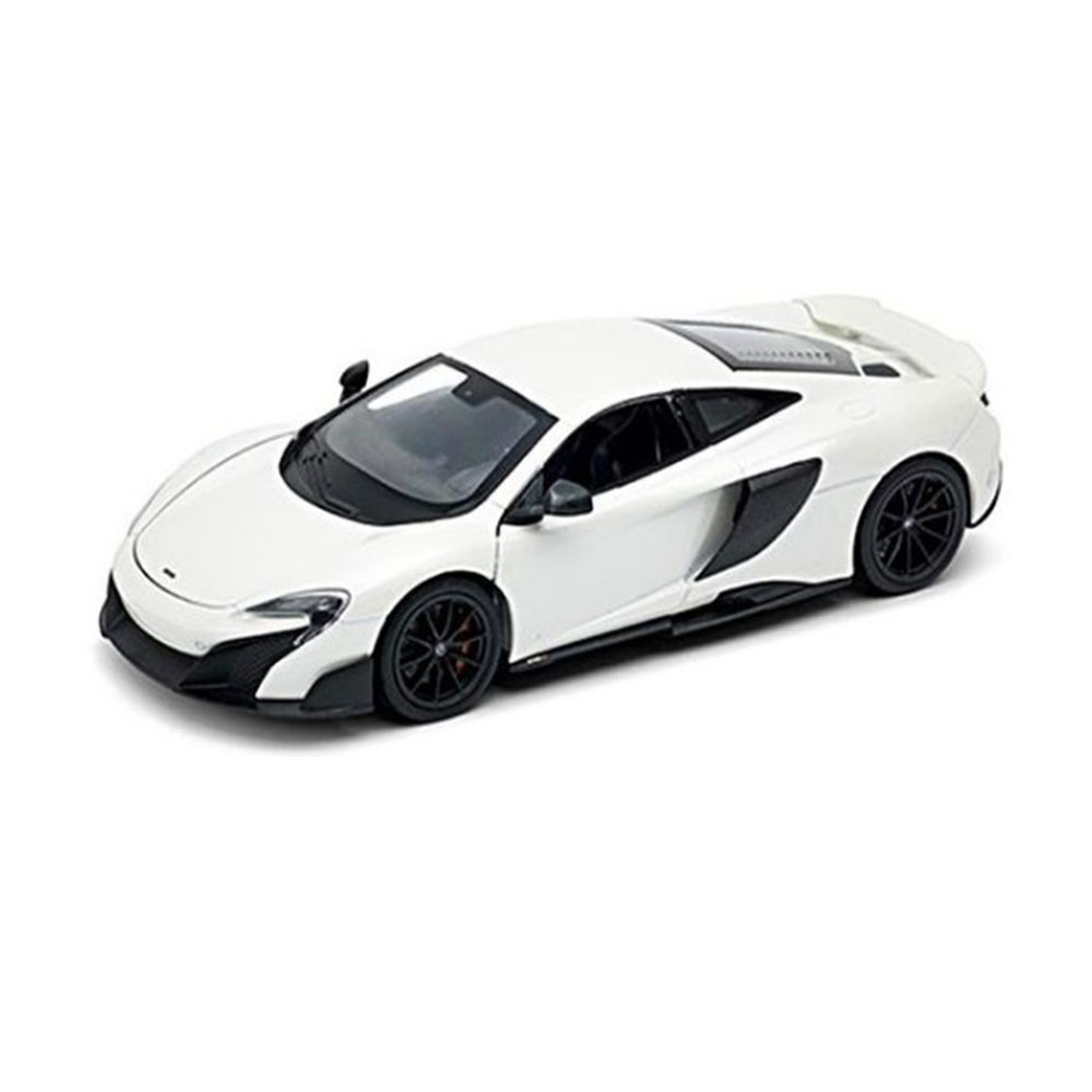 Miniatura McLaren 675LT Branco Perolizado Welly 1/24