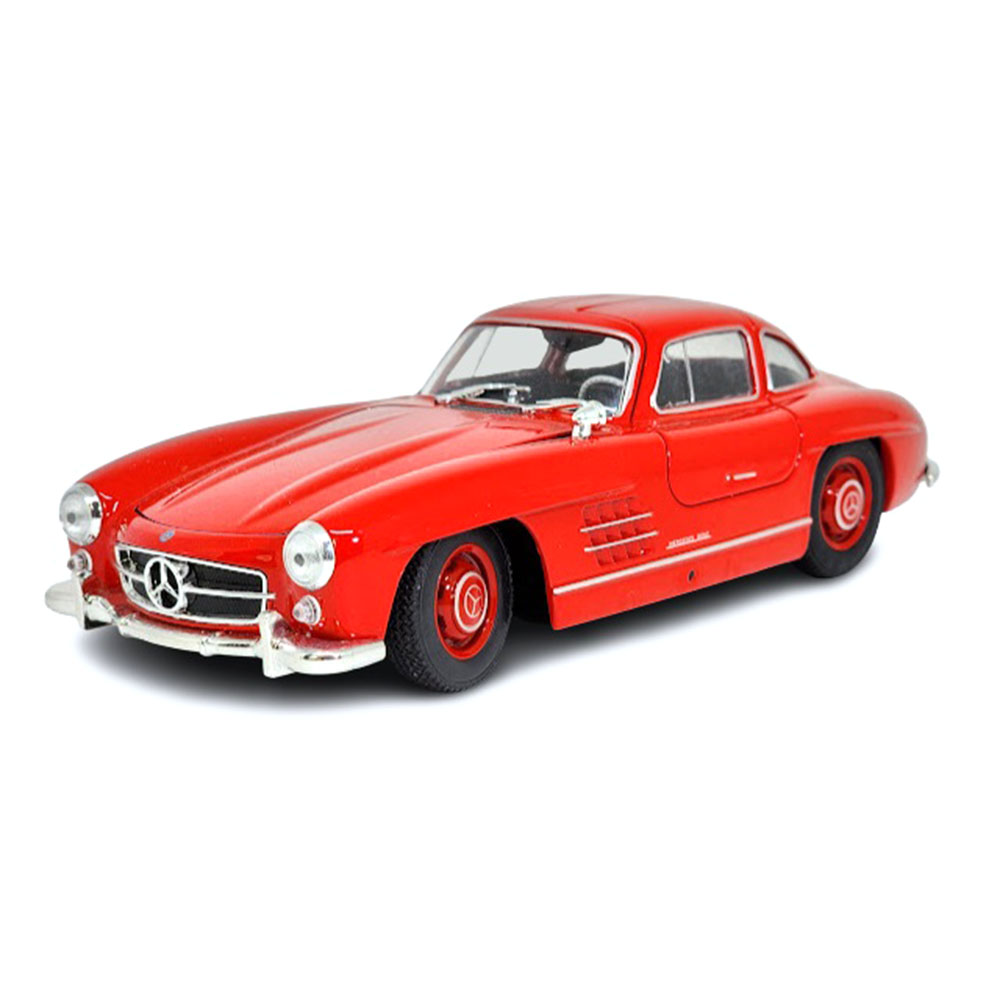 Miniatura Mercedes Benz 300 Sl Vermelho Welly 1/24