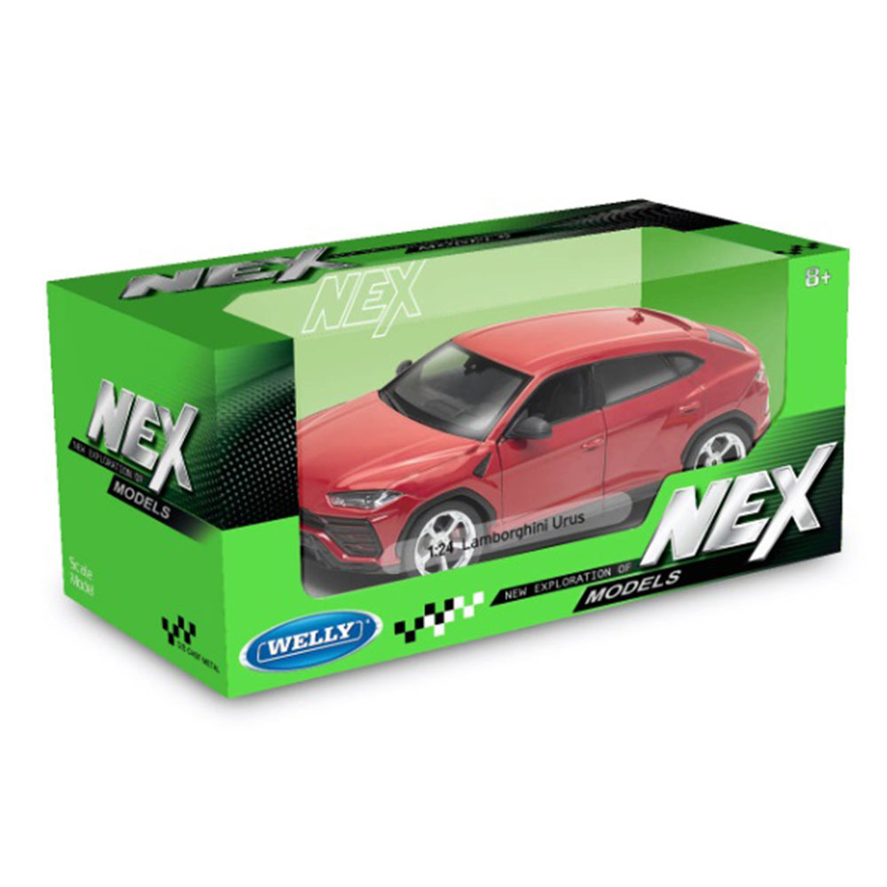 Miniatura Lamborghini Urus Vermelho Welly 1/24 - Imagem 6