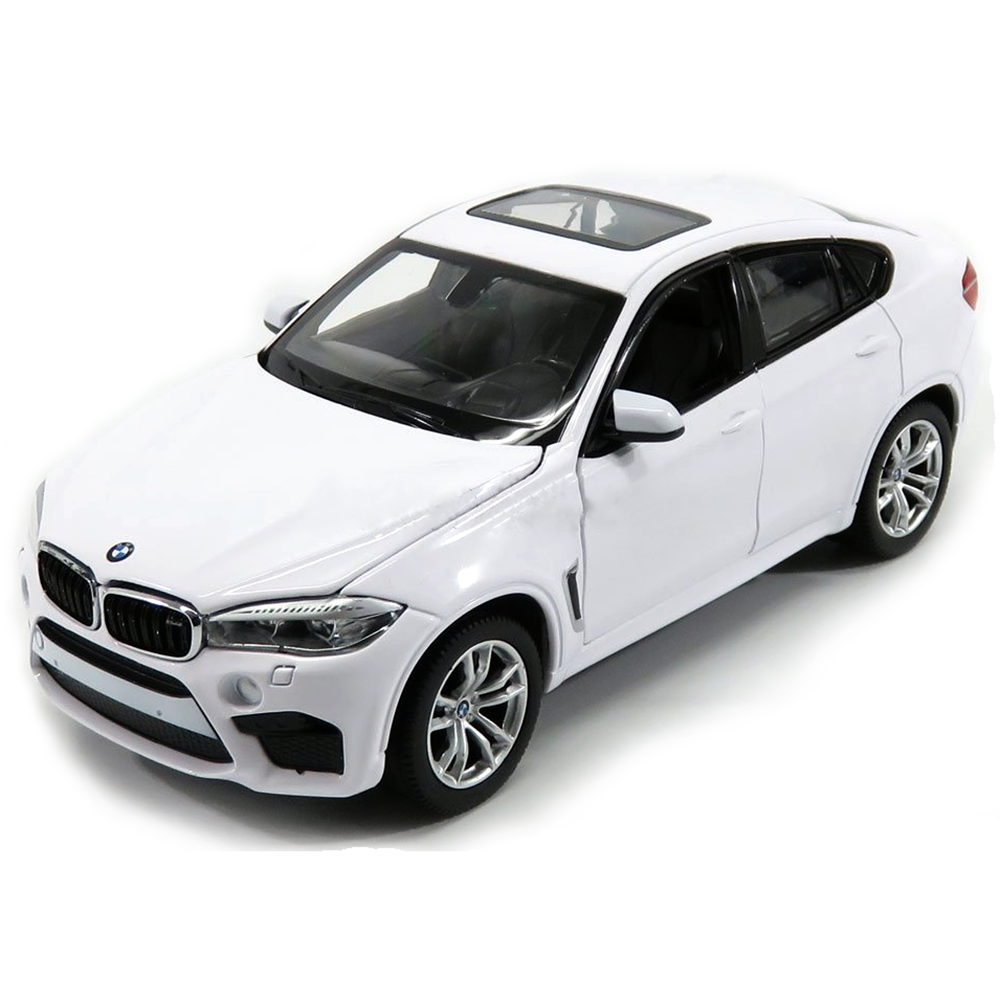 Miniatura Bmw X6M Branco Rastar 1/24 C/Defeito