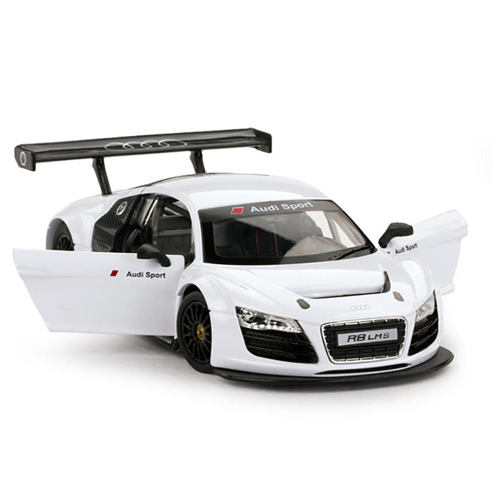 Miniatura Audi R8 LMS Branco Rastar 1/24 - Imagem 6