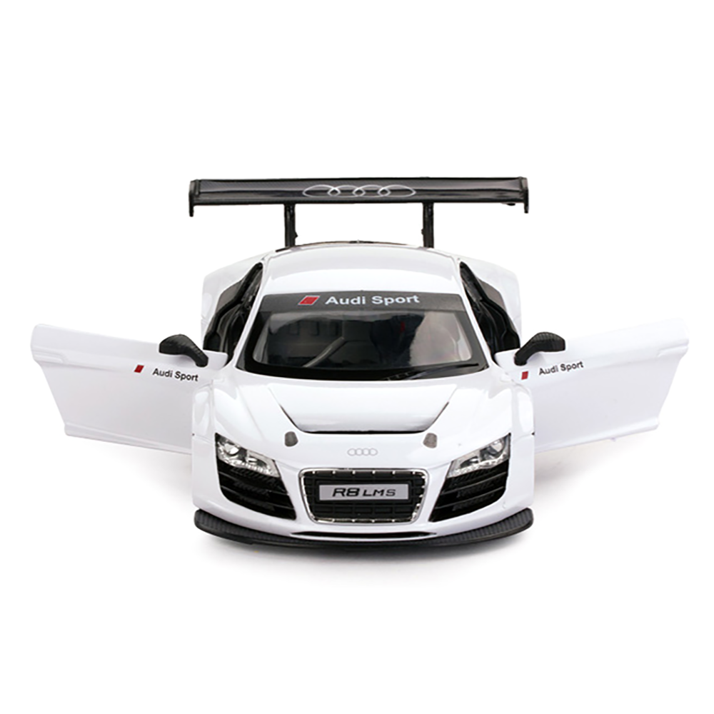 Miniatura Audi R8 LMS Branco Rastar 1/24 - Imagem 5