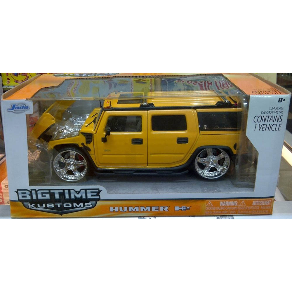 Hummer H2 Jada Toys 1:24 Amarelo - Imagem 6