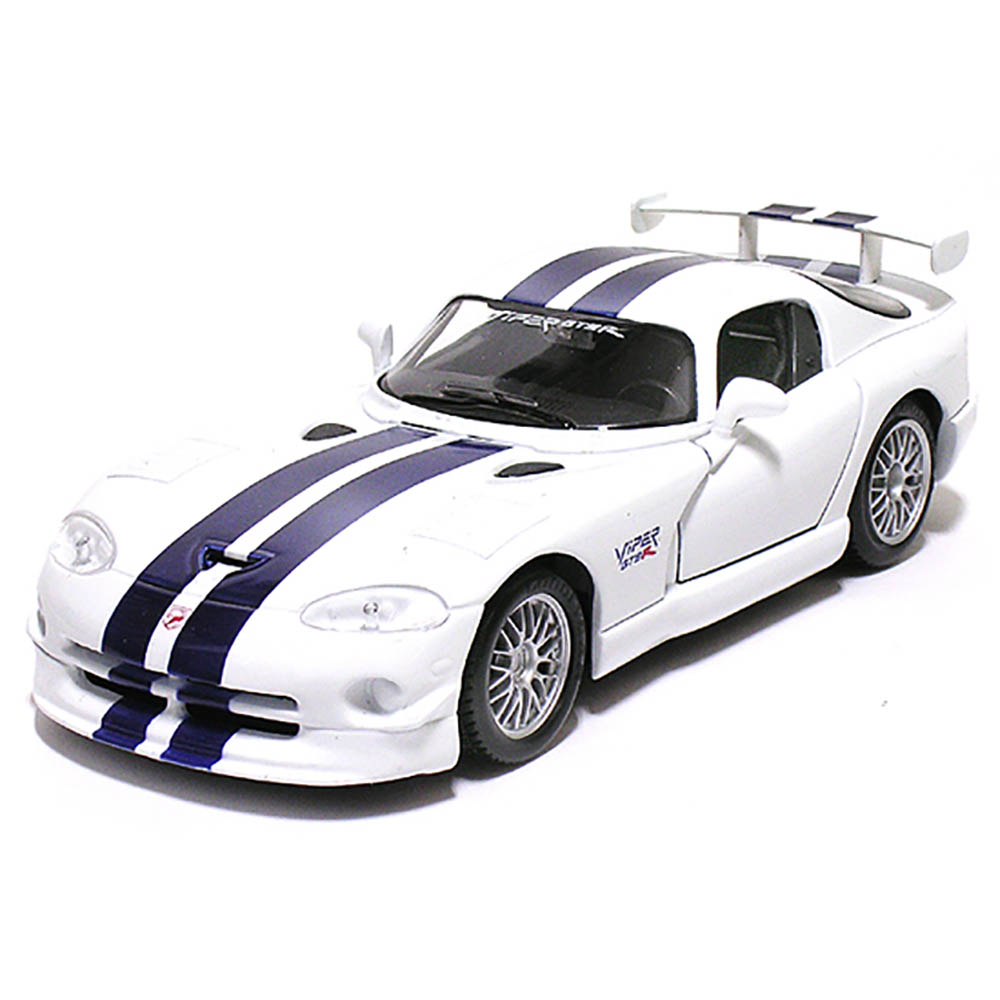 Miniatura Dodge Viper Gt2 Branco Maisto 1/24