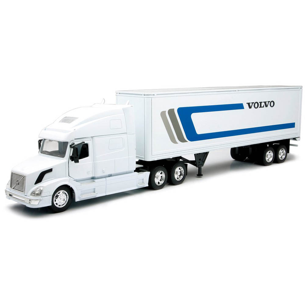 Caminhão Volvo VN 780 Container 1:32 New Ray Branco