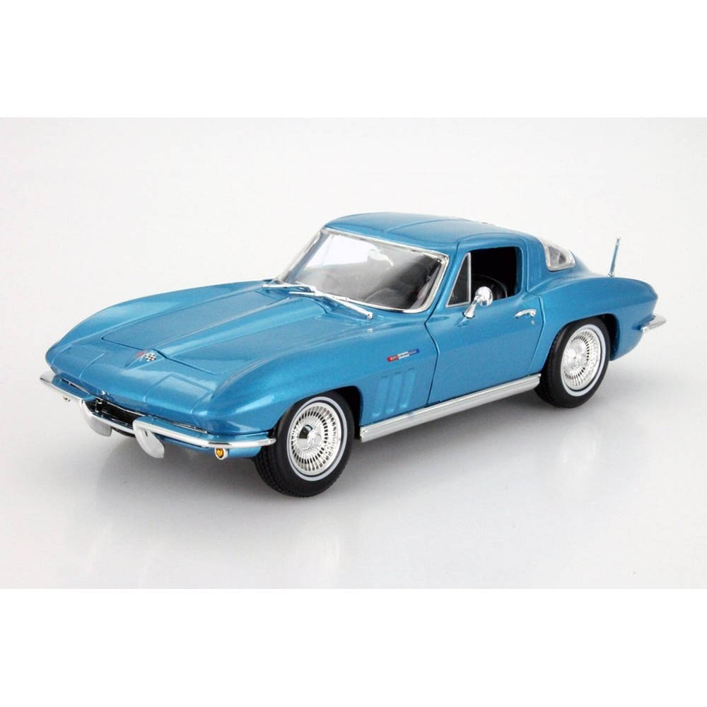 Miniatura Chevrolet Corvette 1965 Azul Maisto 1/18 - Imagem 8