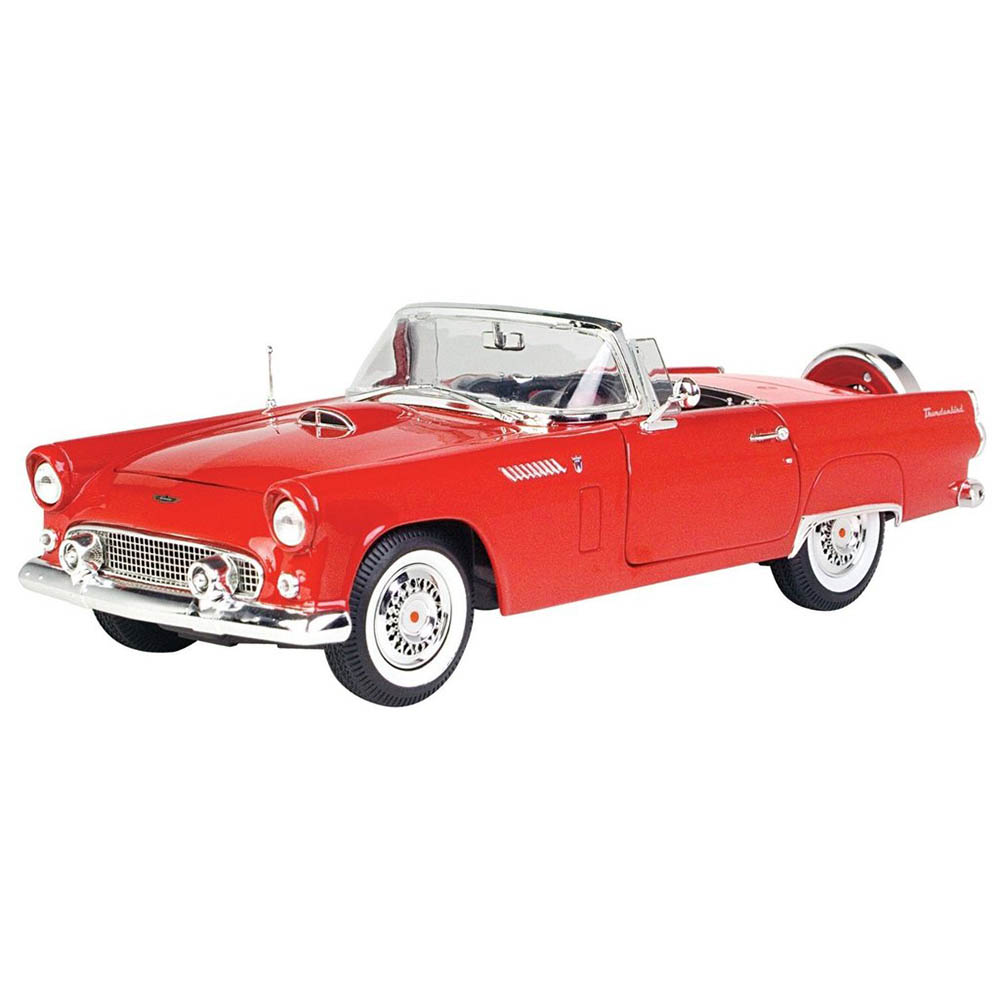 1956 Ford Thunderbird 1:18 Motormax Vermelho - Imagem 3