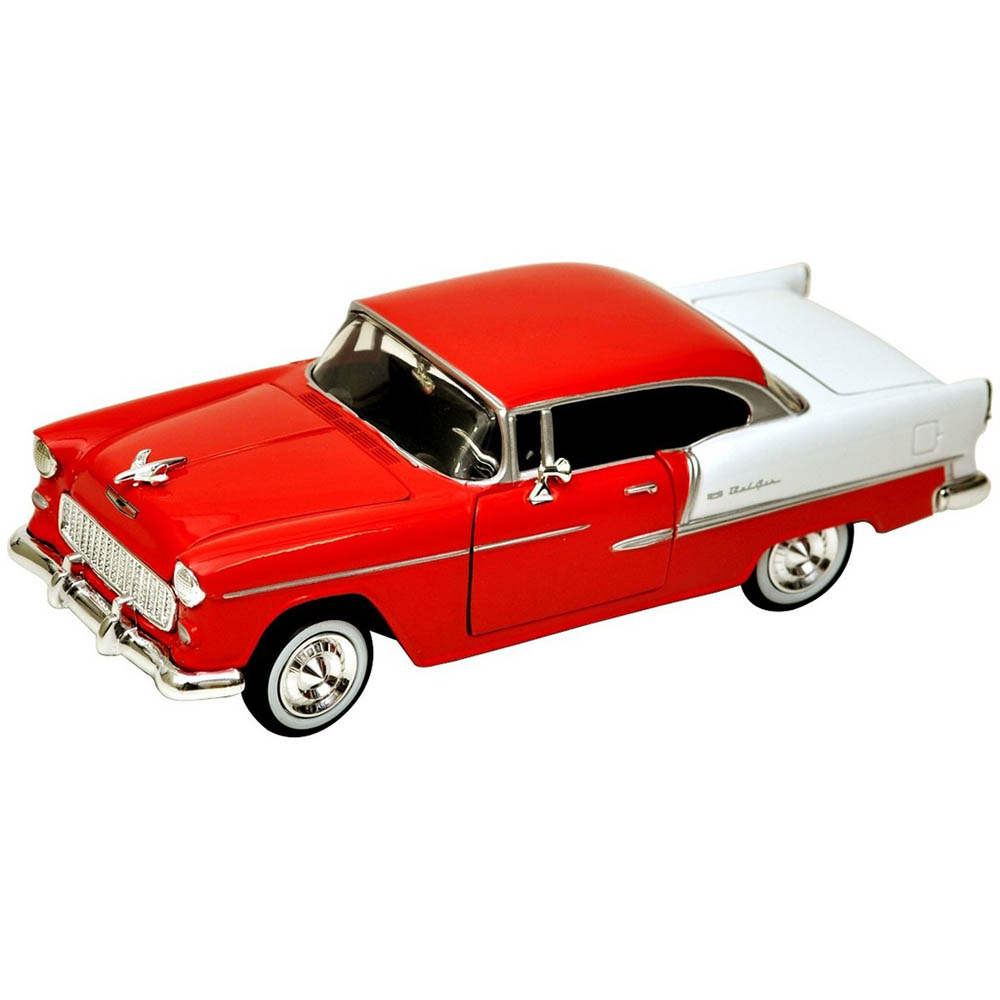 Chevy Bel Air 1955 Motormax 1:24 Vermelho