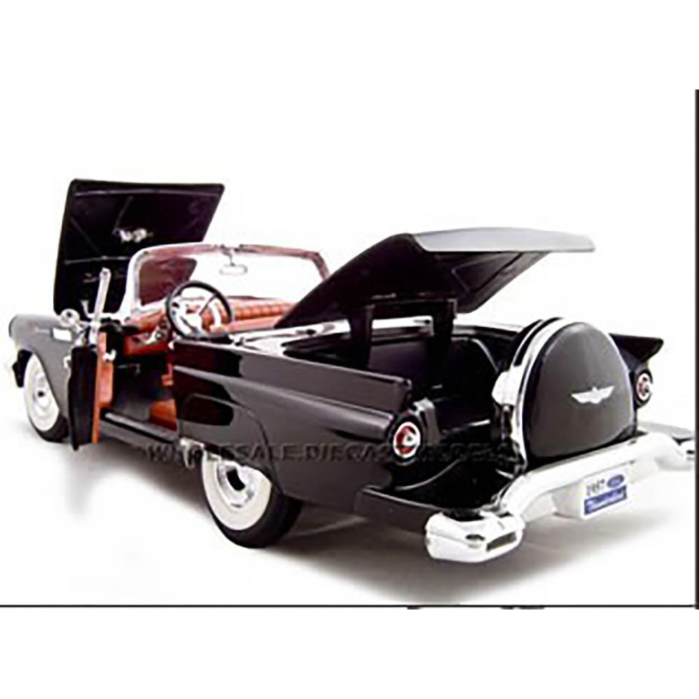Miniatura Ford Thunderbird 1957 Preto Yat Ming 1/18 - Imagem 4