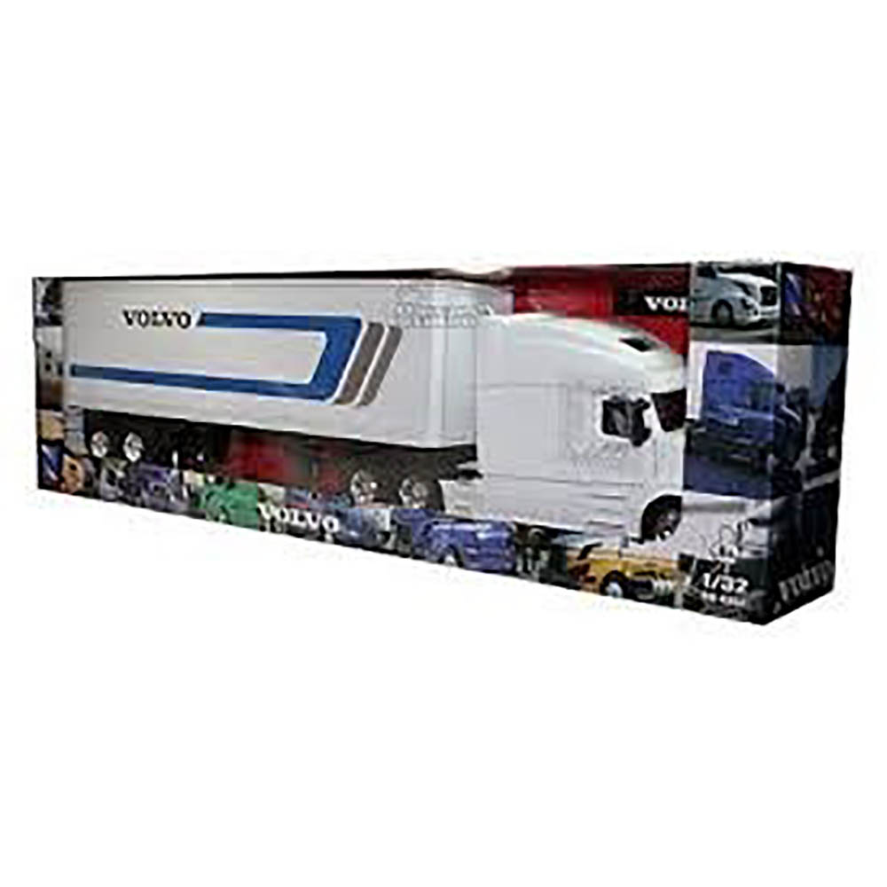 Caminhão Volvo VN 780 Container 1:32 New Ray Branco - Imagem 2