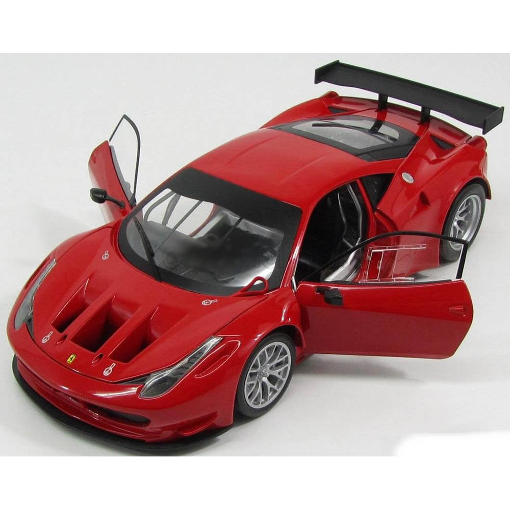 Miniatura Ferrari 458 Itália Gt2 Rosso Corsa Vermelho 1/18 - Imagem 4