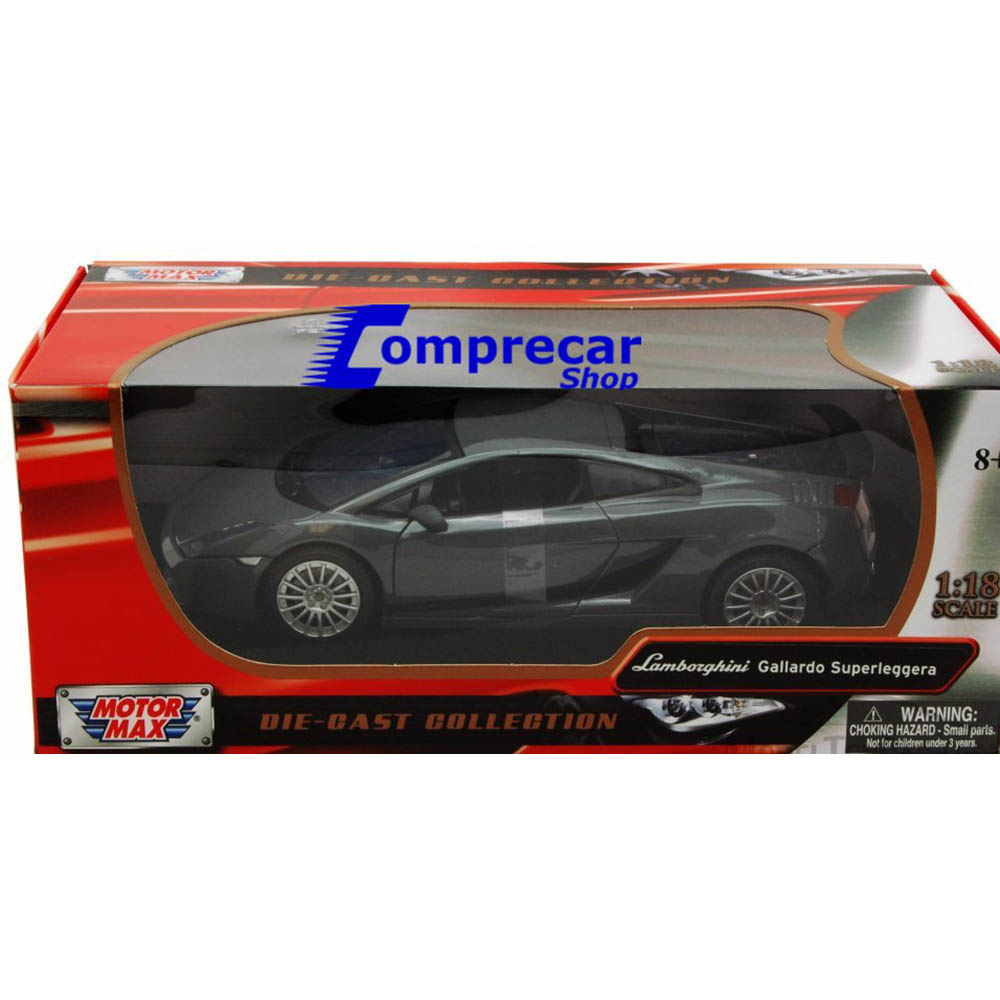 Miniatura Lamborghini Gallardo Superleggera Grafite 1/18 - Imagem 2
