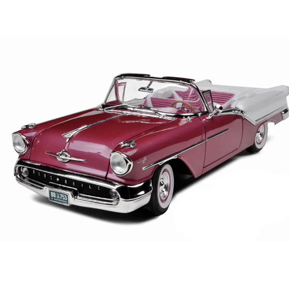 1957 Oldsmobile Super 88 Conversível 1:18 Yat Ming Lilás