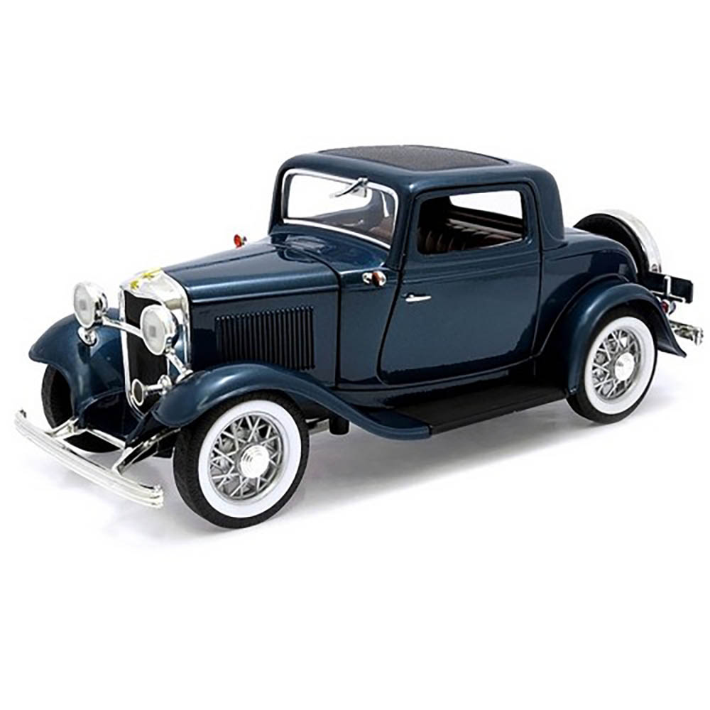 1932 Ford 3-Window Coupe 1:18 Yat Ming Azul
