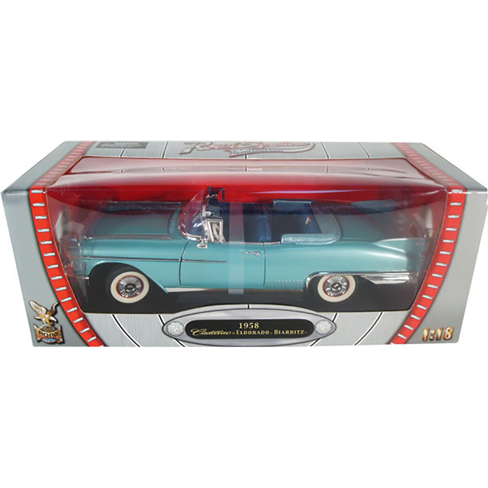 1958 Cadillac Eldorado Biarritz Conversível 1:18 Yat Ming Verde - Imagem 2