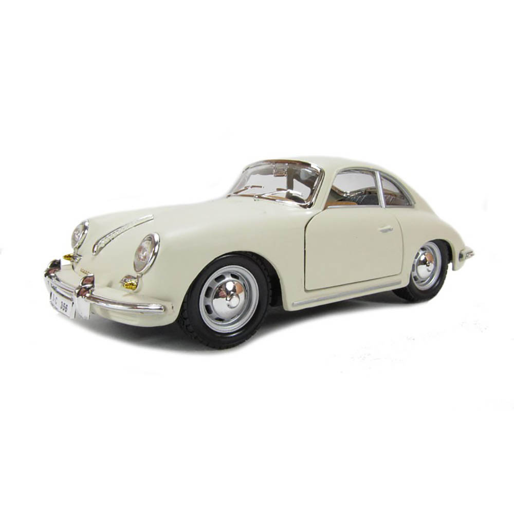 Miniatura Porsche 356B Coupe 1961 Creme Bburago 1/24