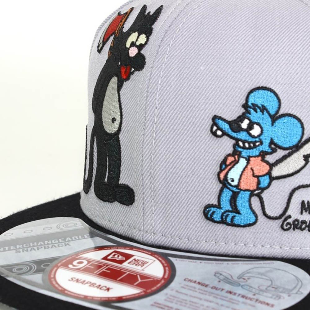 Boné The Simpsons Comichão e Coçadinha Cinza/Preto New Era - Imagem 6