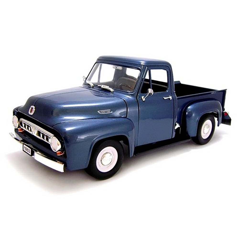 1953 Ford F-100 Pick Up 1:18 Yat Ming Azul Escuro