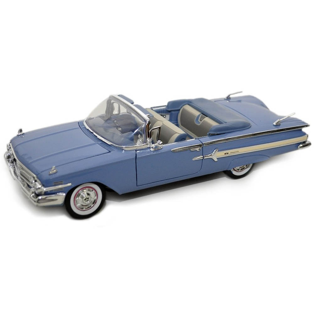 1960 Chevy Impala Conversível1:18 Motormax Azul