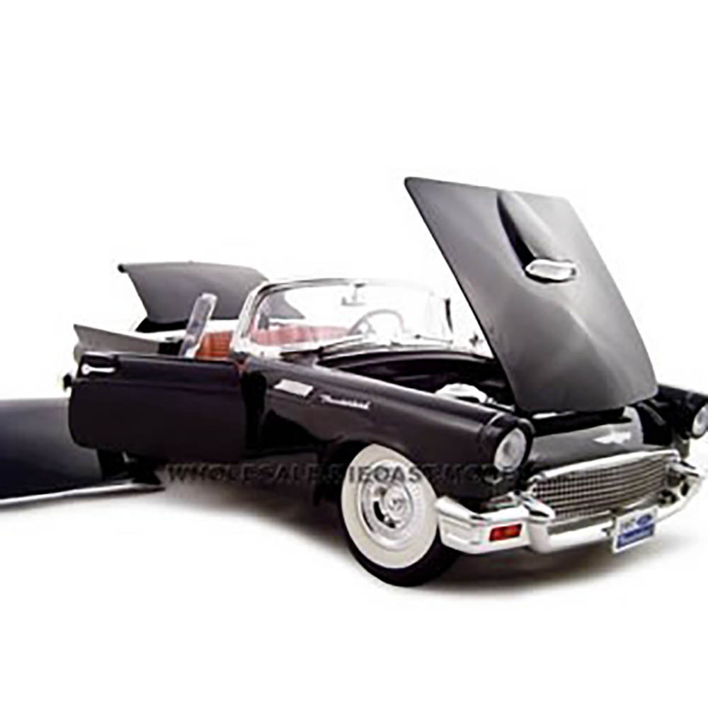 Miniatura Ford Thunderbird 1957 Preto Yat Ming 1/18 - Imagem 2