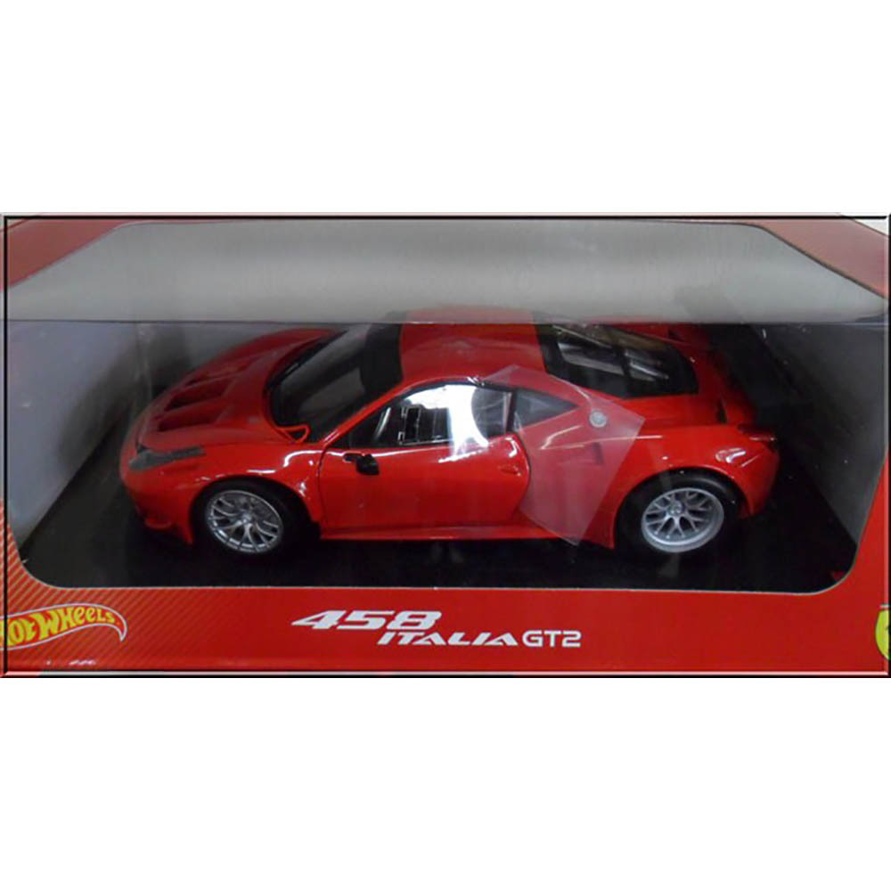 Miniatura Ferrari 458 Itália Gt2 Rosso Corsa Vermelho 1/18 - Imagem 2