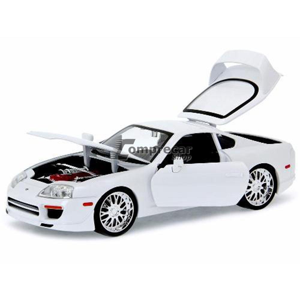 Toyota Supra Velozes e Furiosos 7 1:24 Jada Toys Branco - Imagem 2