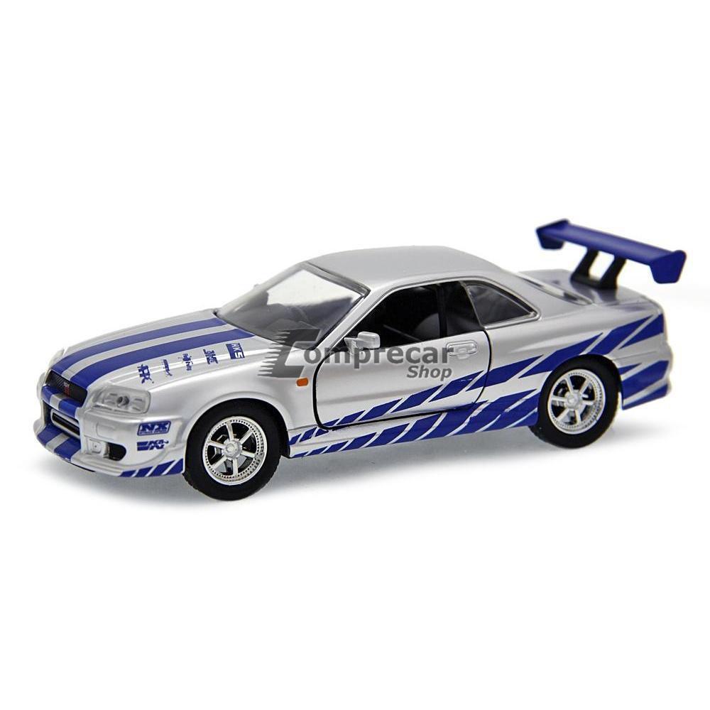 Nissan GT-R Skyline R34 Velozes e Furiosos 1:32 Jada Toys