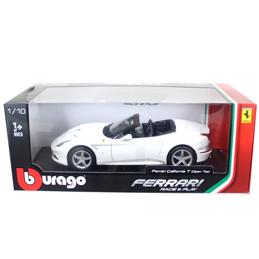 Miniatura Ferrari California T Conversível Branco 1/18 - Imagem 4