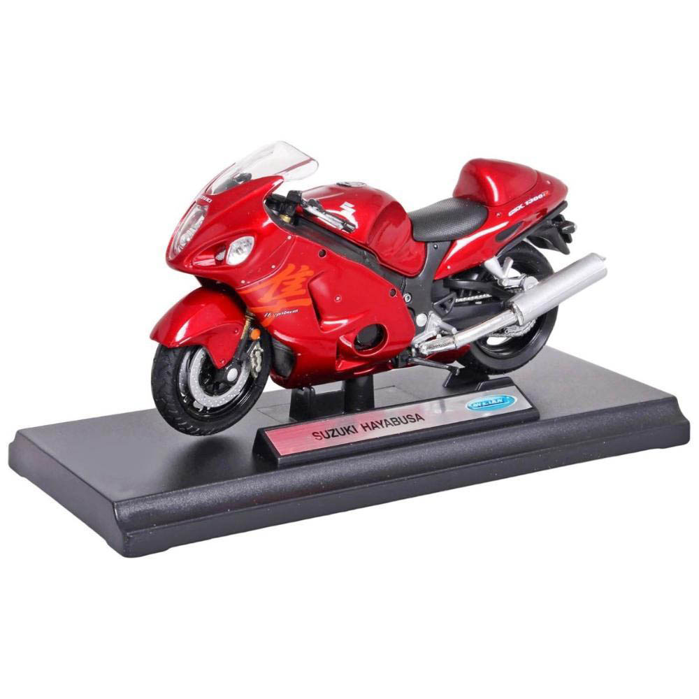 Suzuki Hayabusa Welly 1:18 Vermelho - Imagem 2