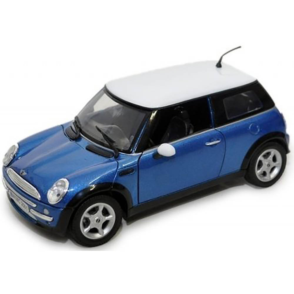 Mini Cooper 1:18 Motormax Azul